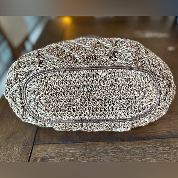 Brighton Femme Fatal Gretta Garbo Bronze Woven Shoulder Bag - Picture 8 of 14